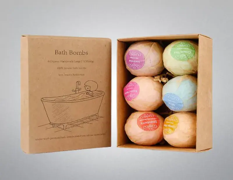 Custom Printed Bath Bomb Boxes