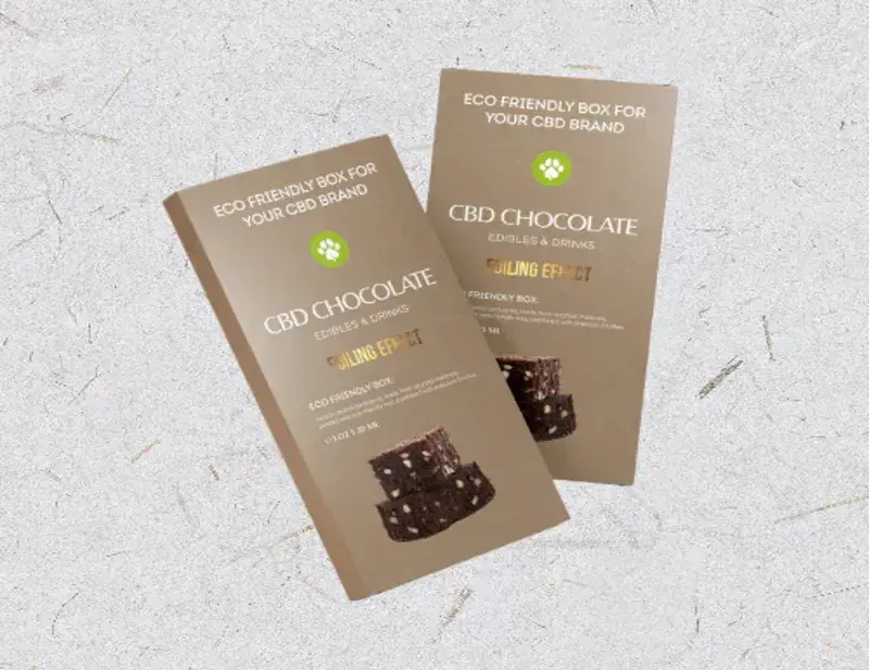 Custom Printed CBD Chocolate Boxes Packaging