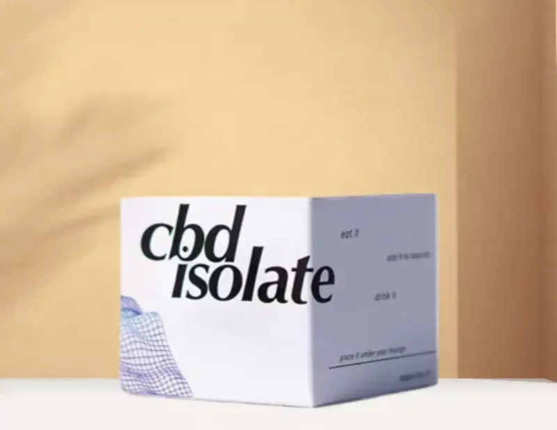 Custom Printed CBD Isolate Boxes Wholesale