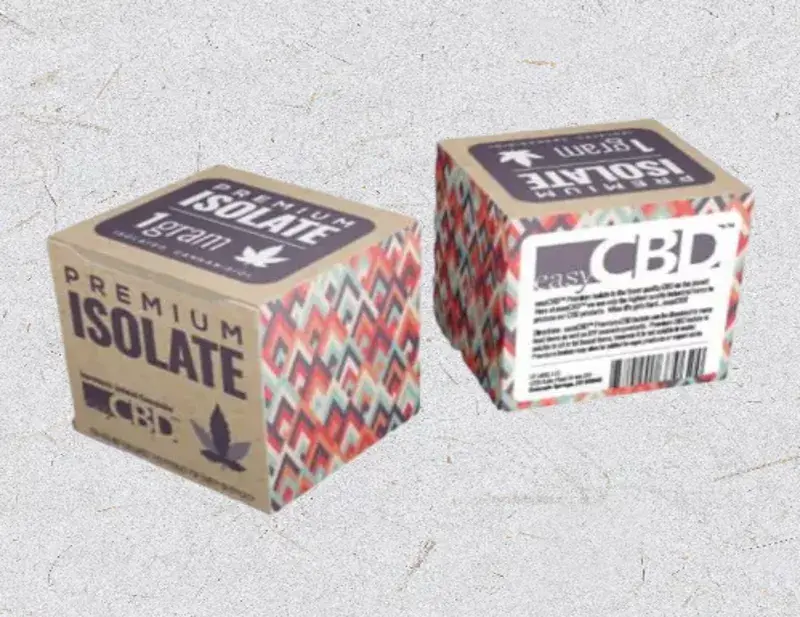 Custom Printed CBD Isolate Boxes Manufacture USA