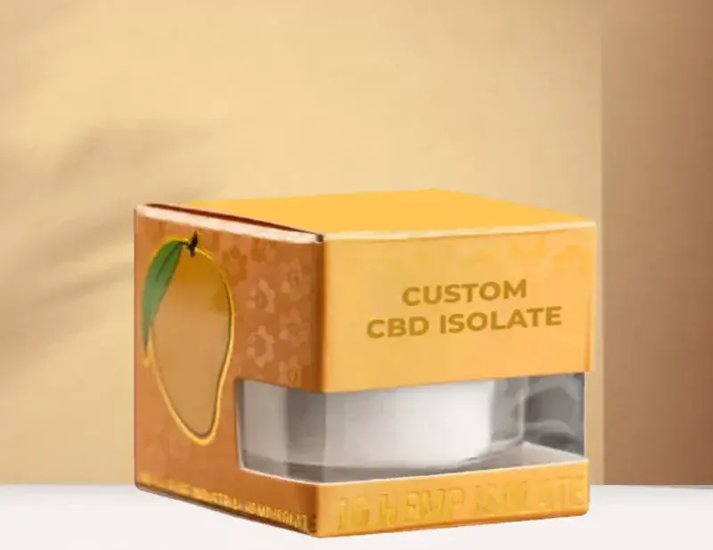 Custom CBD Isolate Boxes Manufacture USA