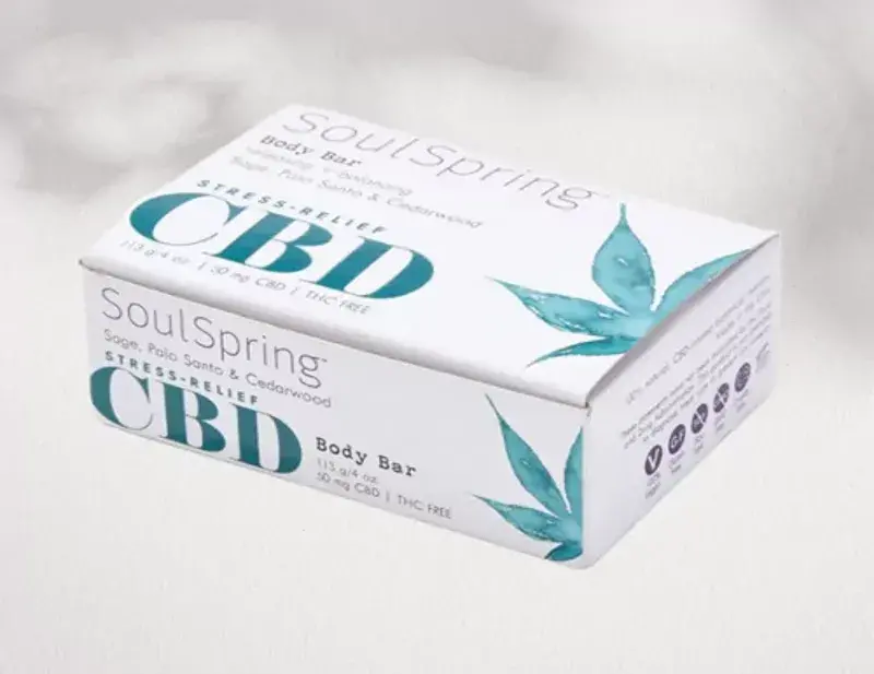 Custom Printed CBD Soap Boxes Wholesale USA