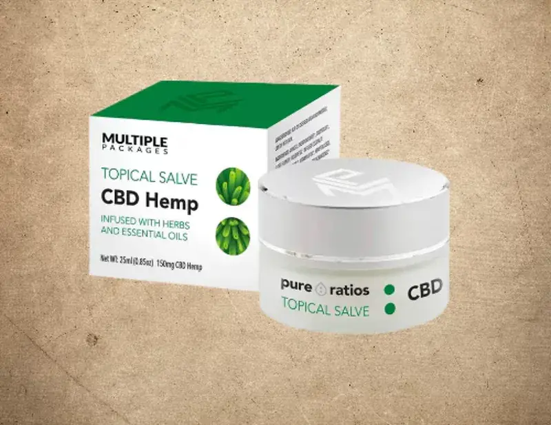 Printed CBD Topical Cream Boxes Packaging