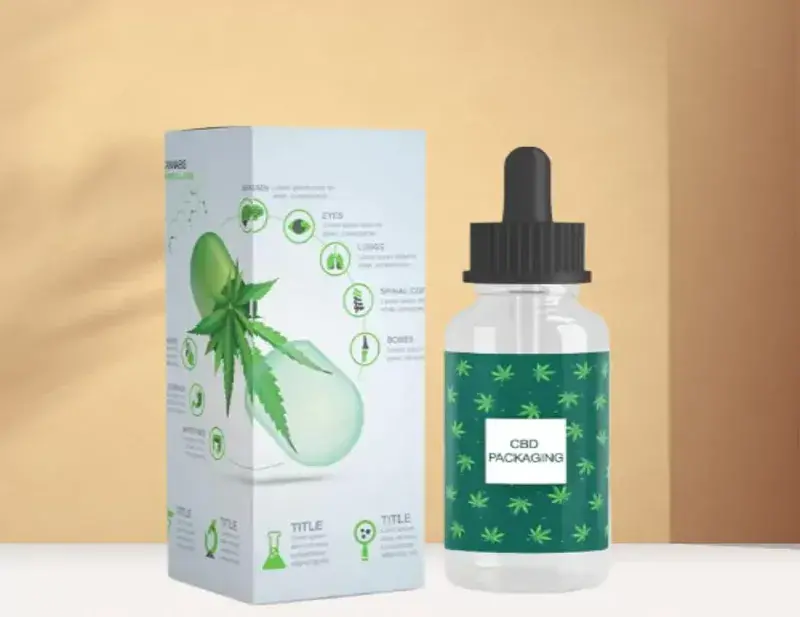 CBD Vial Packaging Boxes With Logo