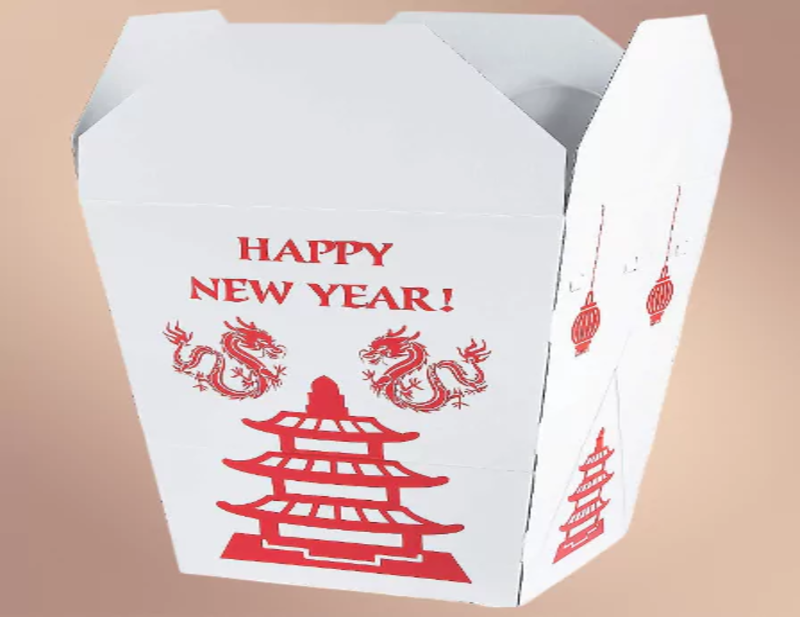 Custom Printed Chinese Takeout Boxes Wholesale USA