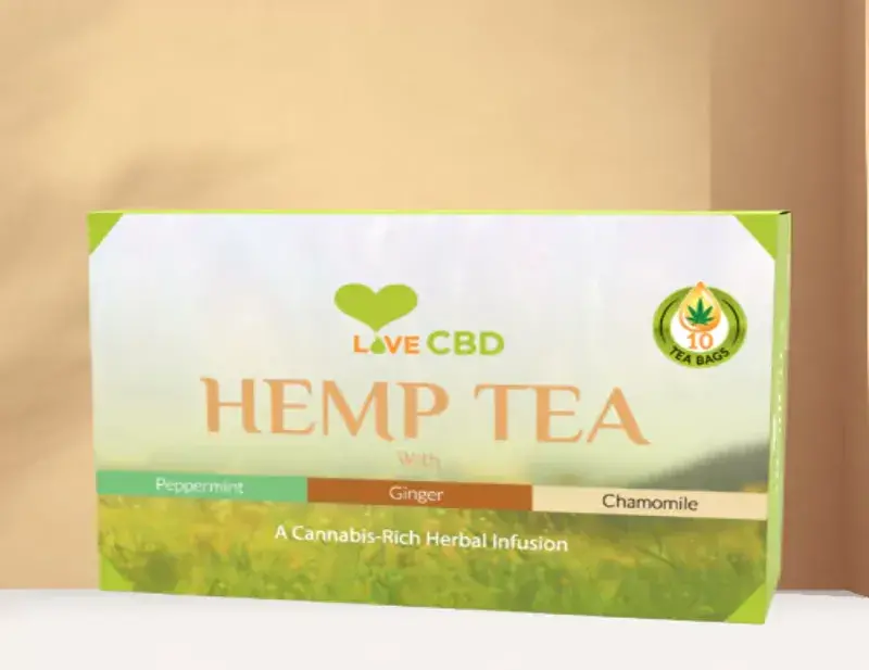 Custom Printed Hemp Tea Bag Boxes Wholesale USA