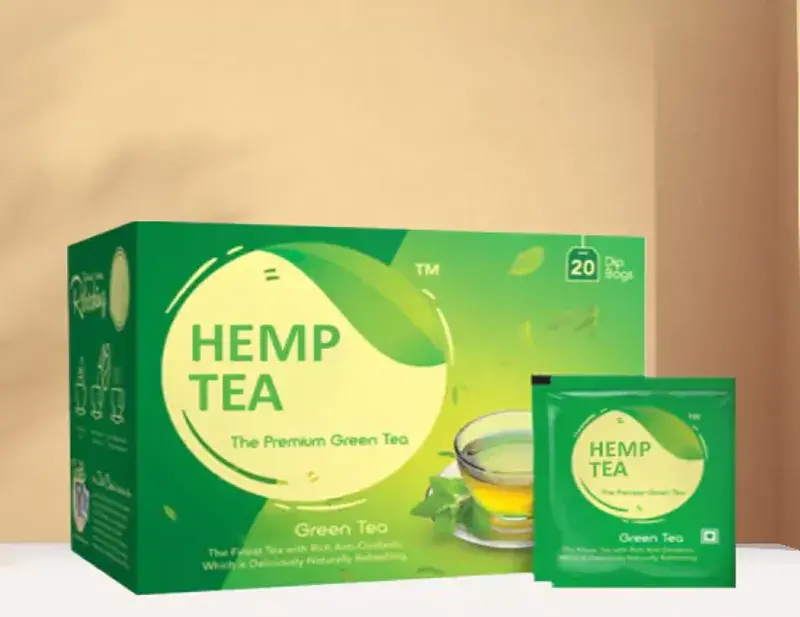 Custom Printed Hemp Tea Bag Packaging Boxes With Logo