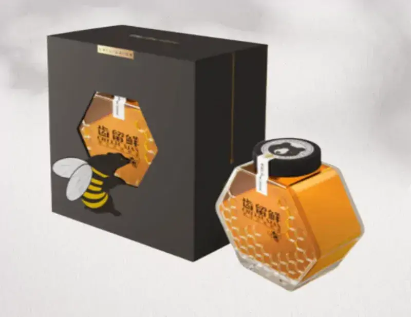 Custom Printed Honey Packaging Boxes Manufacture USA