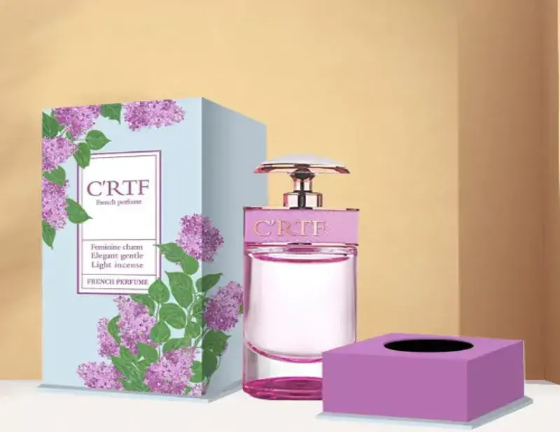 Custom Printed Perfume Flower Packaging Boxes