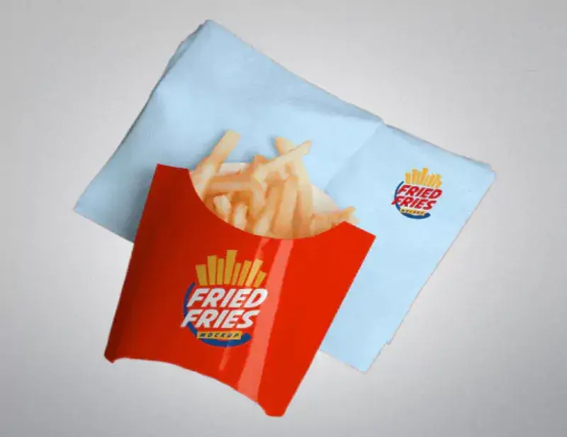 Custom Printed French Fries Boxes Packaging