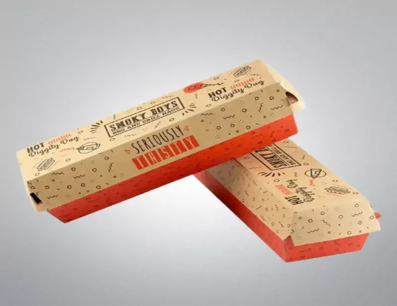 Hot Dog Boxes With Logos