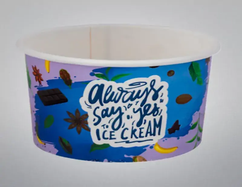 Custom ICE Cream Cups Packaging