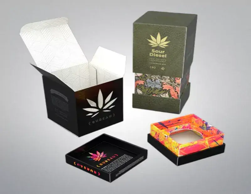Custom Printed Marijuana Packaging Boxes