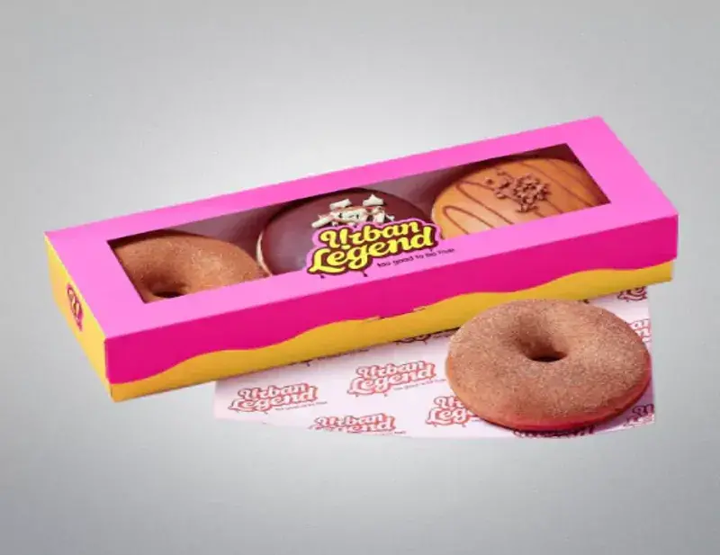 Custom Printed Pink Donut Boxes Manufacture USA