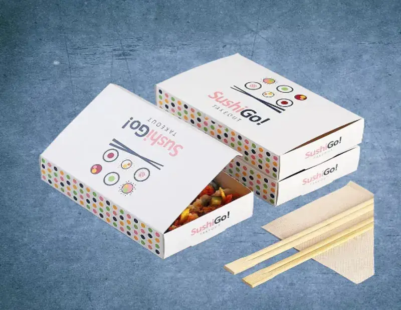 Custom Printed Sushi Boxes Packaging