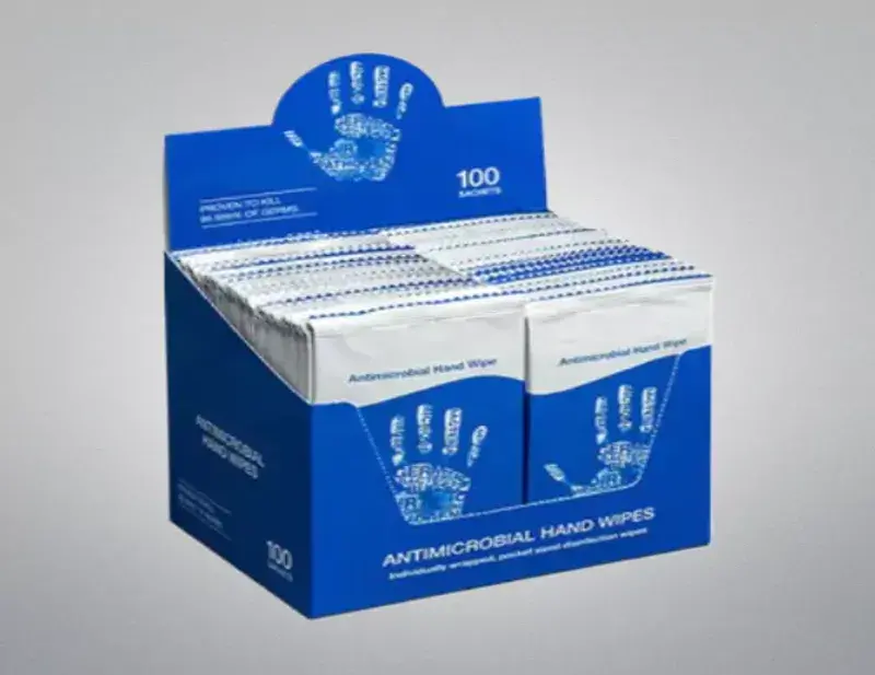 Wipes Packaging Boxes with logo US