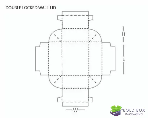 Double Locked Wall Lid Style