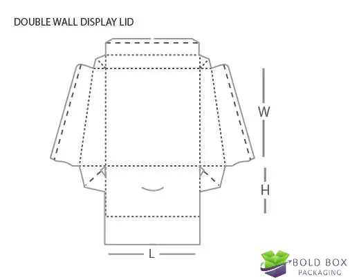 Double Wall Display Lid Style
