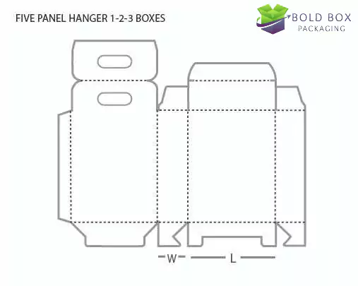 Five Panel Hanger 1-2-3 Boxes Style