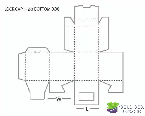 Lock Cap 1-2-3 Bottom Box Style