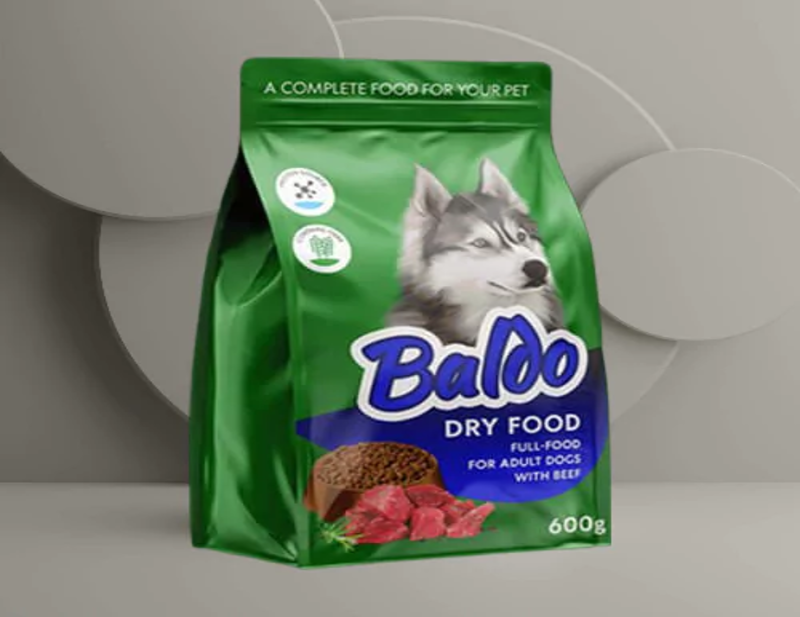 custom pet food mylar bags printed