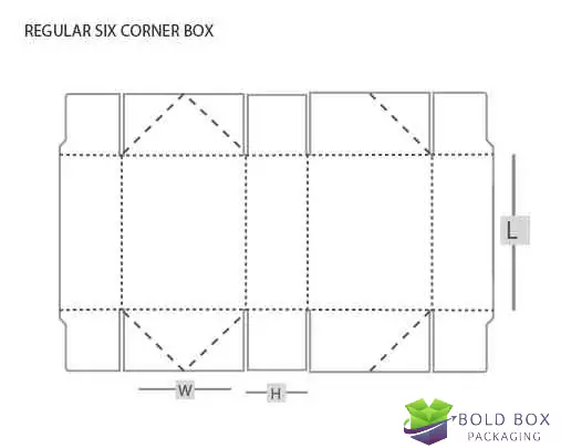 Regular Six Corner Box Style
